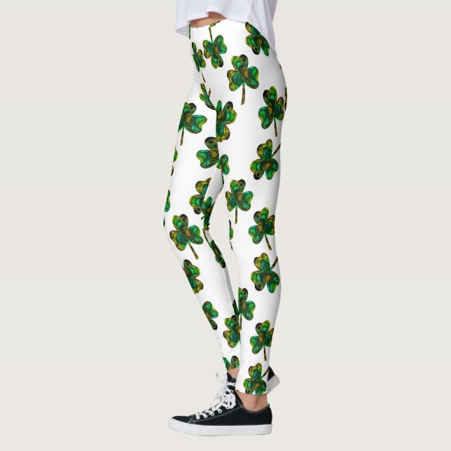 Legging Leggens Fractais Shamrock (Esquerda)