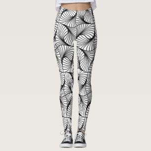 Legging leggens geométricas em espiral