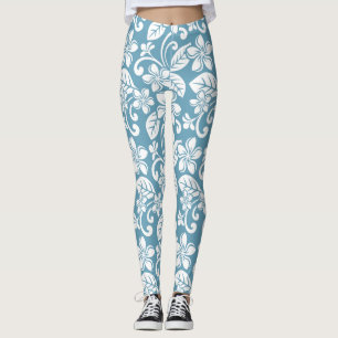 Legging Leggens ISLAND PLUMERIA (AZUL SLATE)