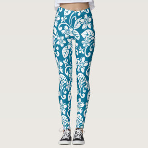 Legging Leggens ISLAND PLUMERIA (CARIBE AZUL)