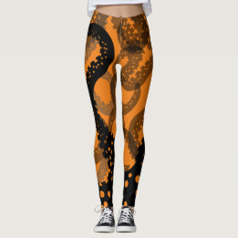 Legging Leggens laranja esmaecidas