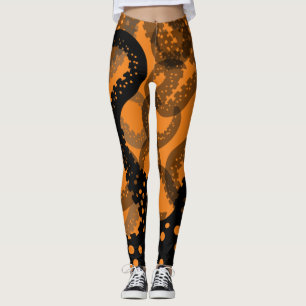 Legging Leggens laranja esmaecidas