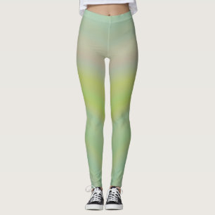 Legging Leggens ~ limão pálido e verde