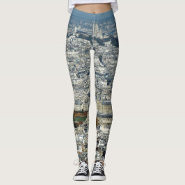 Legging Leggens miniatura de Paris para mulheres