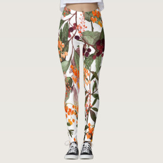 Legging Leggens - Padrão de aquarela floral