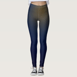 Legging Leggens padrão de fibra de carbono preto amarelo a