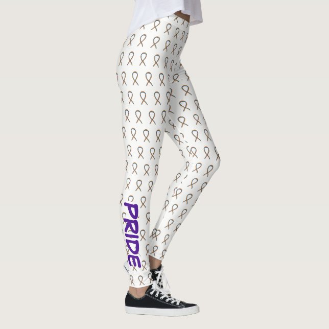 Legging Leggens personalizadas da Fita de Consciência LGBT (Direita)