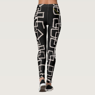 Legging Leggens Pretas e Brancas