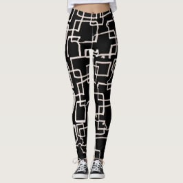 Legging Leggens Pretas e Brancas