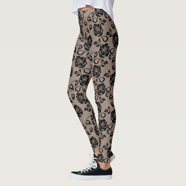 Legging Leggens Pretas Falsas (Esquerda)