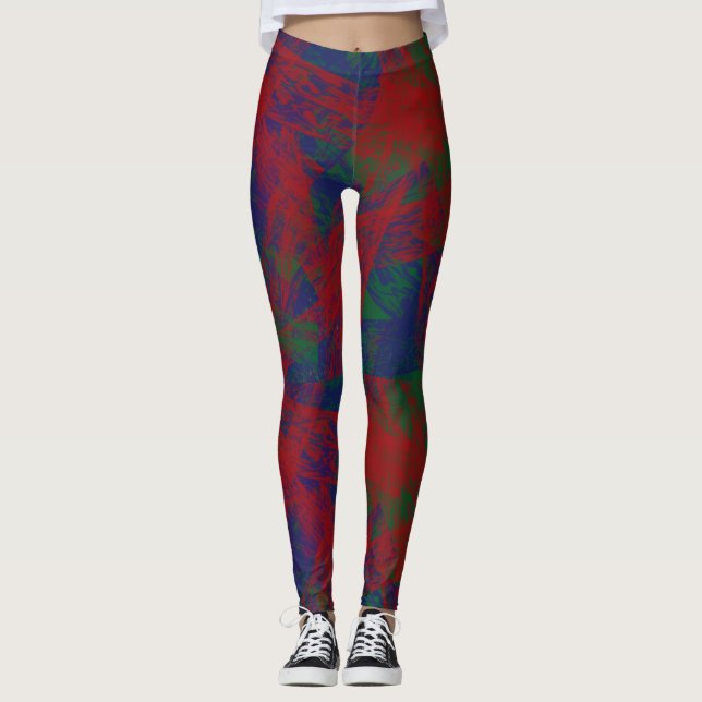 Legging Leggens retrorreflectoras do Abstrato MVB (Frente)