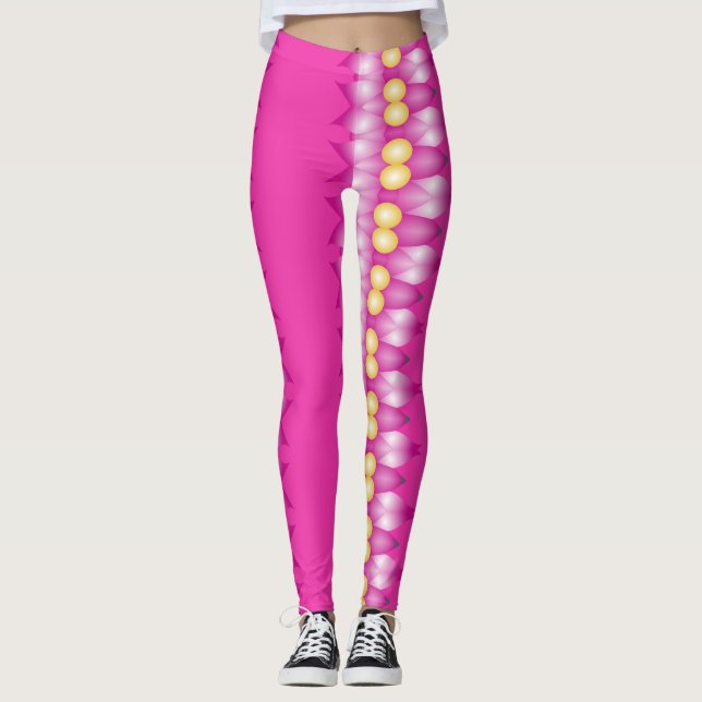 Legging Leggens Rosa (Frente)