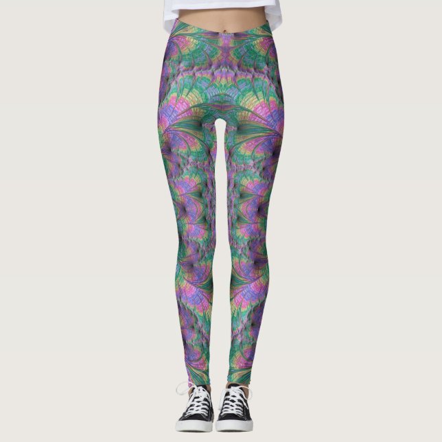 Legging Leggens ~ roxo cor-de-rosa ~ Original (Frente)