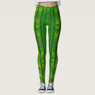 Legging Leggens ~verde-amarelo Natal