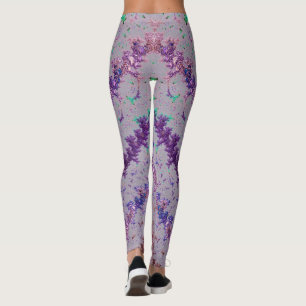 Legging Leggens ~ Verde Rosa Púrpura ~ Original