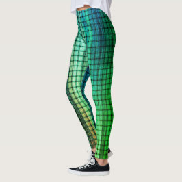 Legging Leggens Verdes Iridescentes