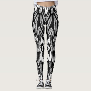 Legging Leggin "Ratti_Creative_Arts" de textura preta bran