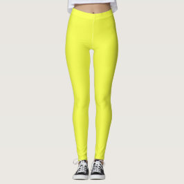 Legging Leggings, Amarelo neonário