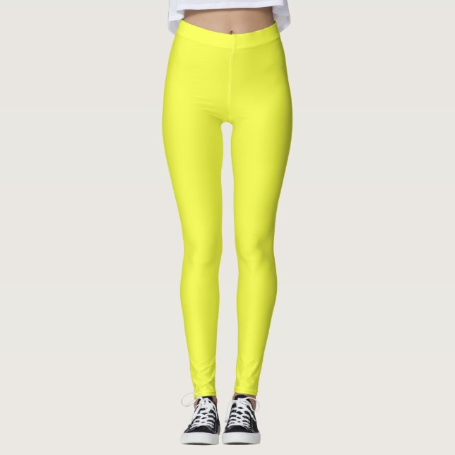 Legging Leggings, Amarelo neonário (Frente)