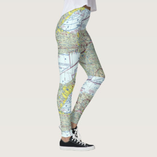 Legging Leggings, com gráfico setorial
