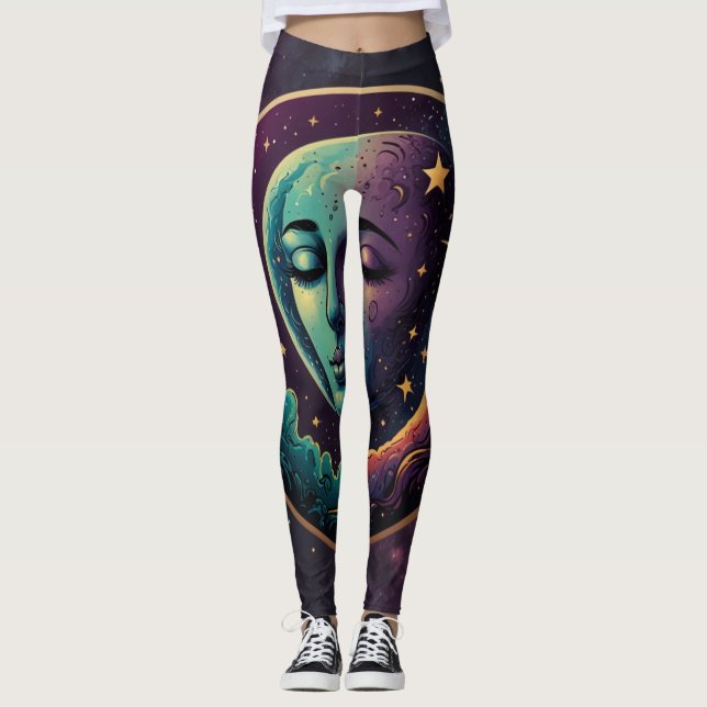 Legging "Leggings da Lua Celestial (Frente)