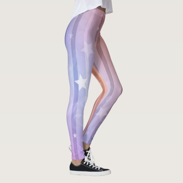 Legging Leggings/Estrelas e faixas (Direita)