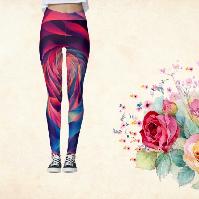 Legging "Leggings Fractal Prismáticas" (Criador carregado)