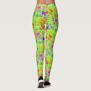 Legging Leggings-padrão de euro-dólares de dinheiro incrív