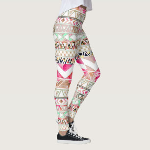 Legging Leggings/Padrão Nativo Americano Aztec