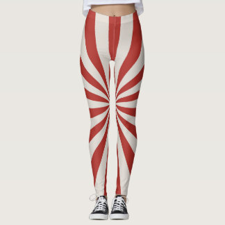 Legging Leggingscelebrates the color red, a symbol of stre