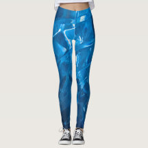 Leggins azuis profundos