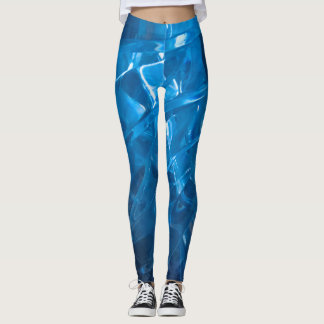 Legging Leggins azuis profundos