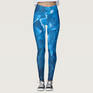 Legging Leggins azuis profundos