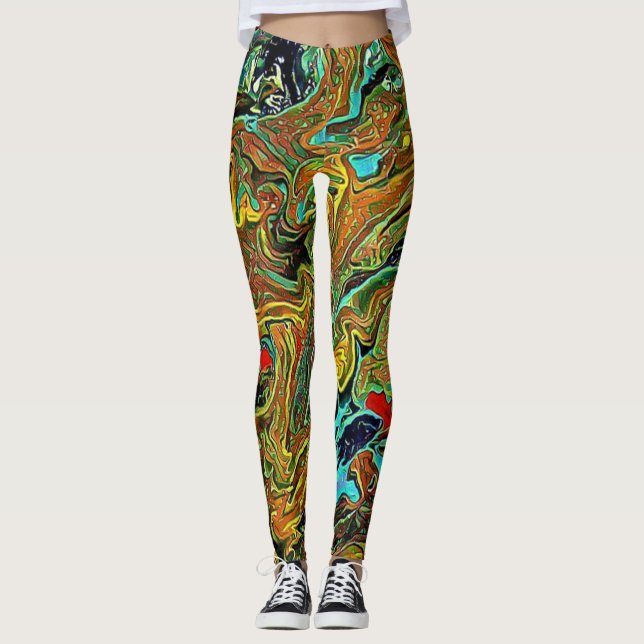 Legging Leggins brilhantes (Frente)