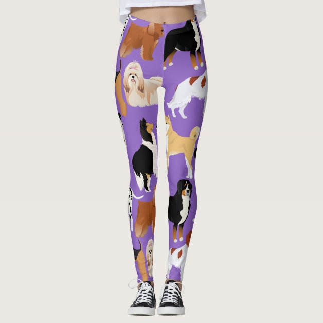 Legging Leggins com cães (Frente)