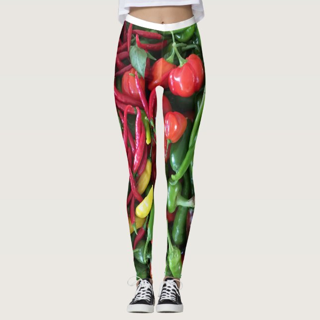 Legging leggins de pimenta (Frente)
