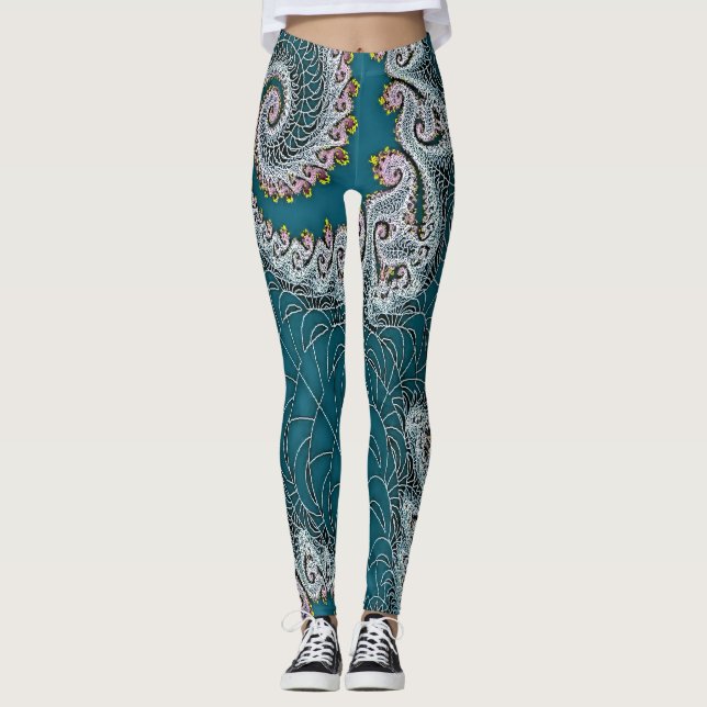Legging Leggins do design do Fractal (Frente)