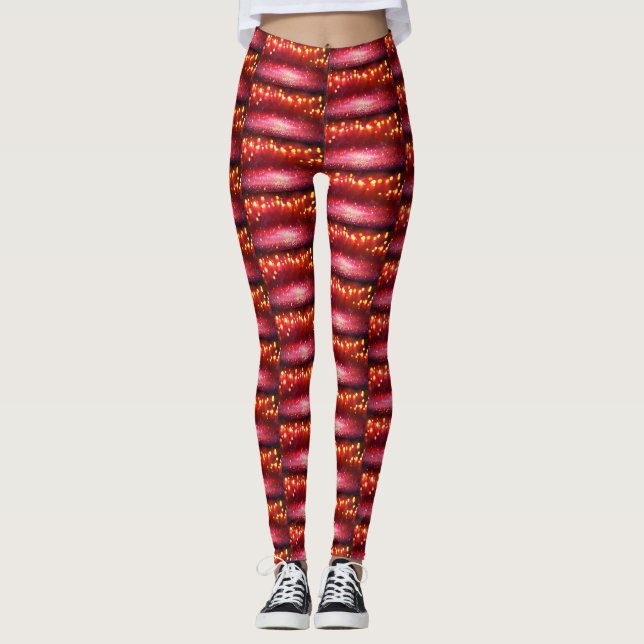 Legging Leggins do Sparkle Vermelho (Frente)