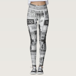 Legging Leggins dos EUA da Nova Iorque
