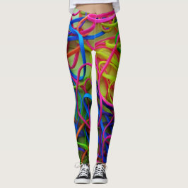 Legging leggins gomas elásticas