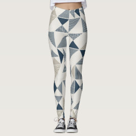 Legging leggins mujer figuras geométricas triangulares