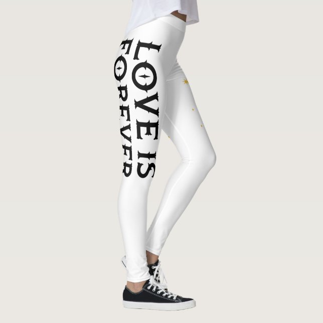 Legging Leggins tatuaje neo tradicional love is foreve (Direita)