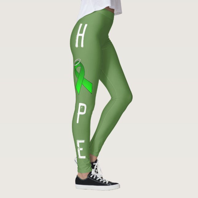 Legging LEGGINS VERDES da ESPERANÇA da FITA por OASOTA (Direita)