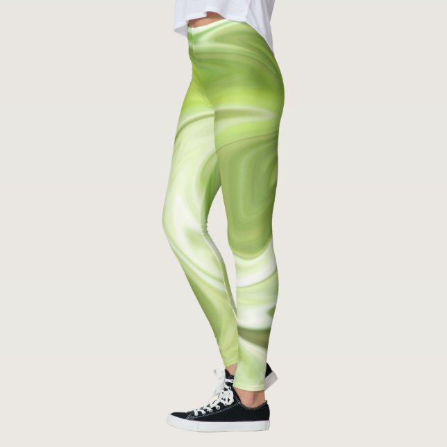 Legging Leggins verdes de luz feminina (Esquerda)