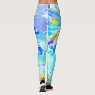 Legging Legginsgs Plam Trees