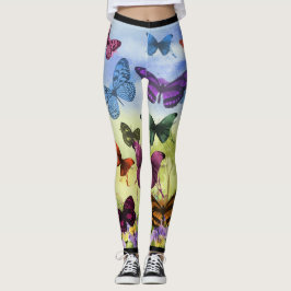 Legging Legigamentos com borboletas