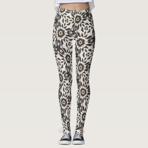Legging Legigamentos com padrão de pontos geométricos