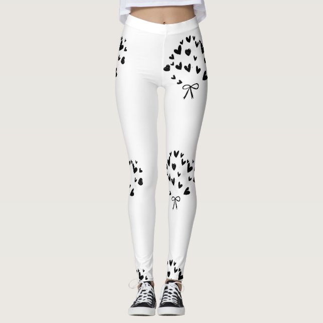 LEGGING LEGINGS CORAÇÕES E ARCOS DE SENHORA (Frente)