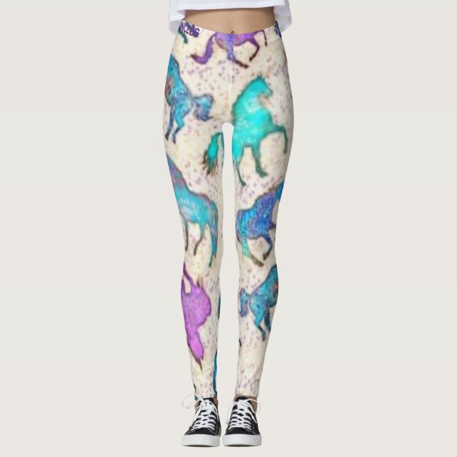 LEGGING LEGINGS DE UNICÓRNIOS MÍSTICOS (Frente)