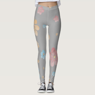 LEGGING LEGISLAÇÕES PASTEL FLORAL
